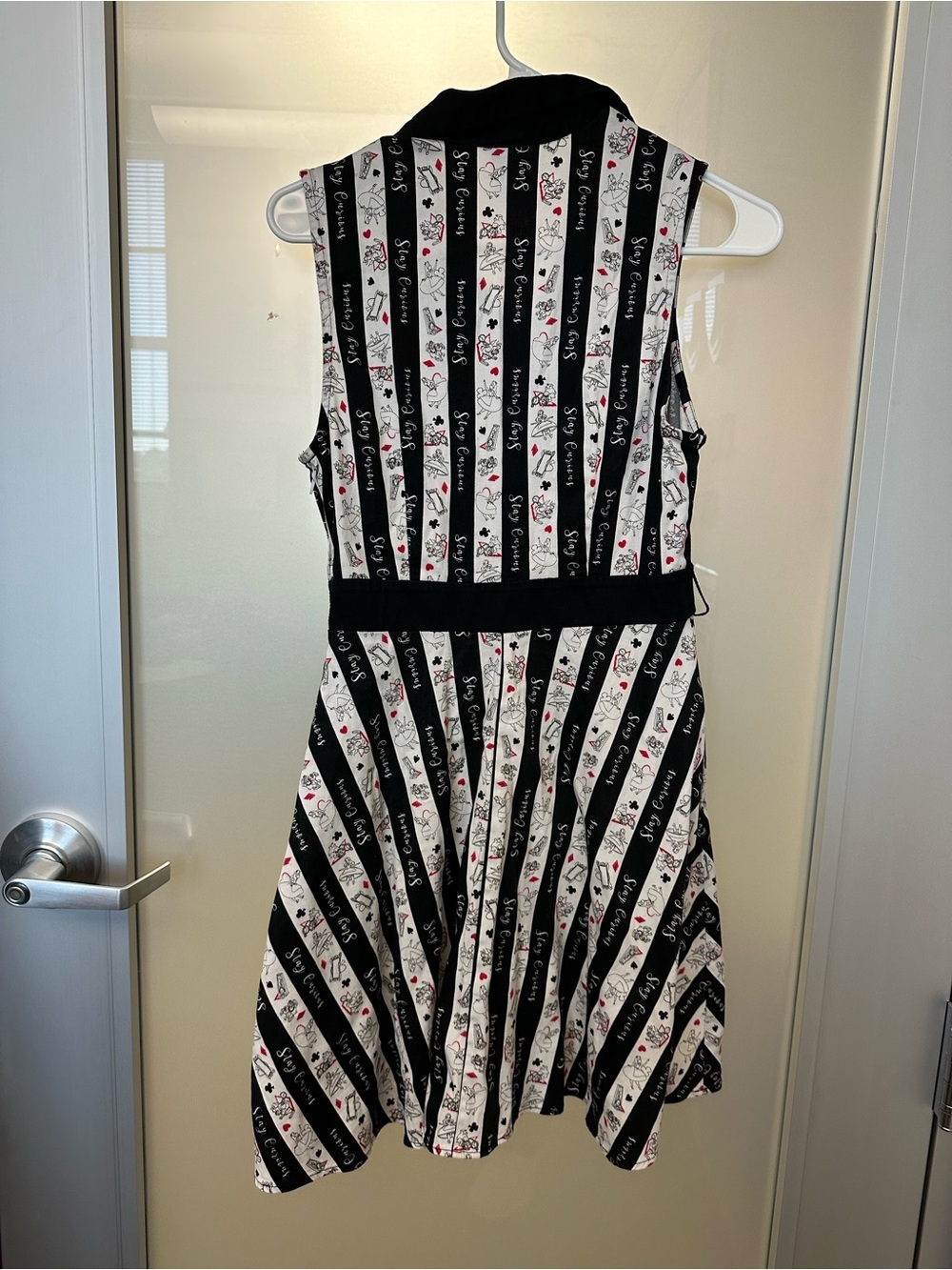 Disney Alice In Wonderland Striped Fit & Flare Dress size small - Picture 5 of 7